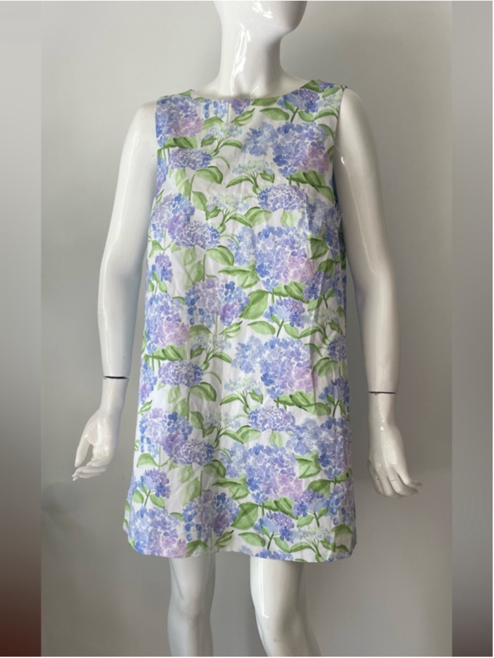 Hill House Charlie Dress Hydrangea Shift Dress | Size M | 100% Cotton - Picture 6 of 8